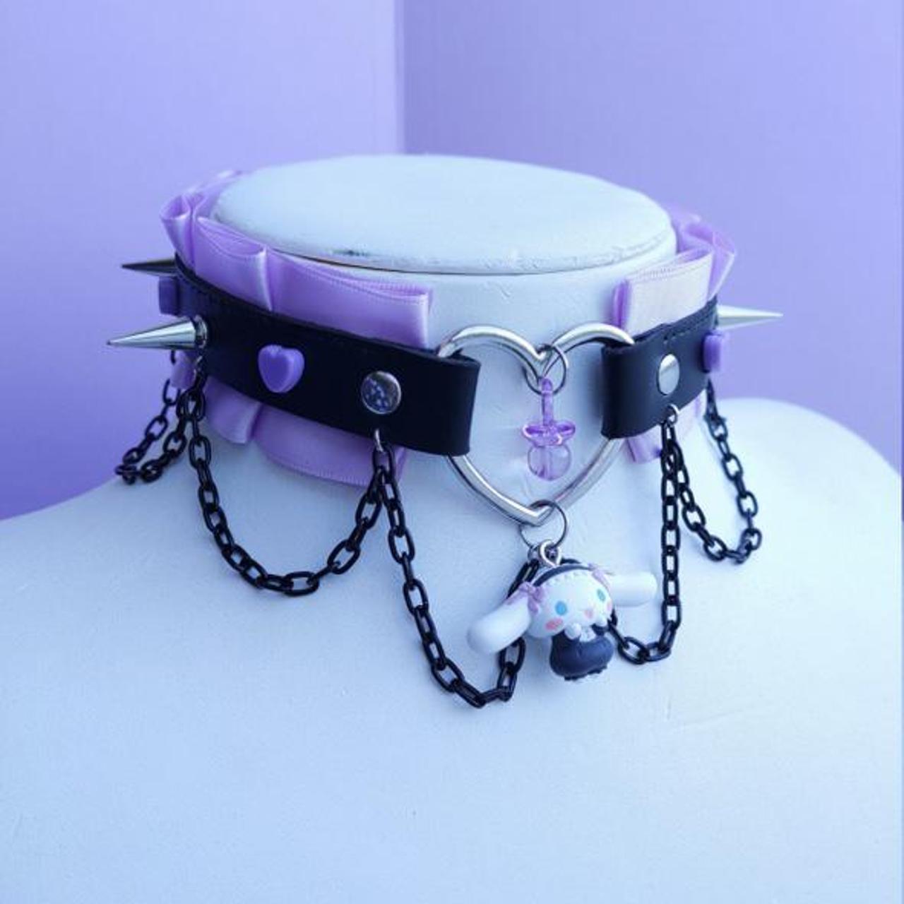 💜The cutest goth Cinnamoroll choker 💜 💜 Absolutely... - Depop