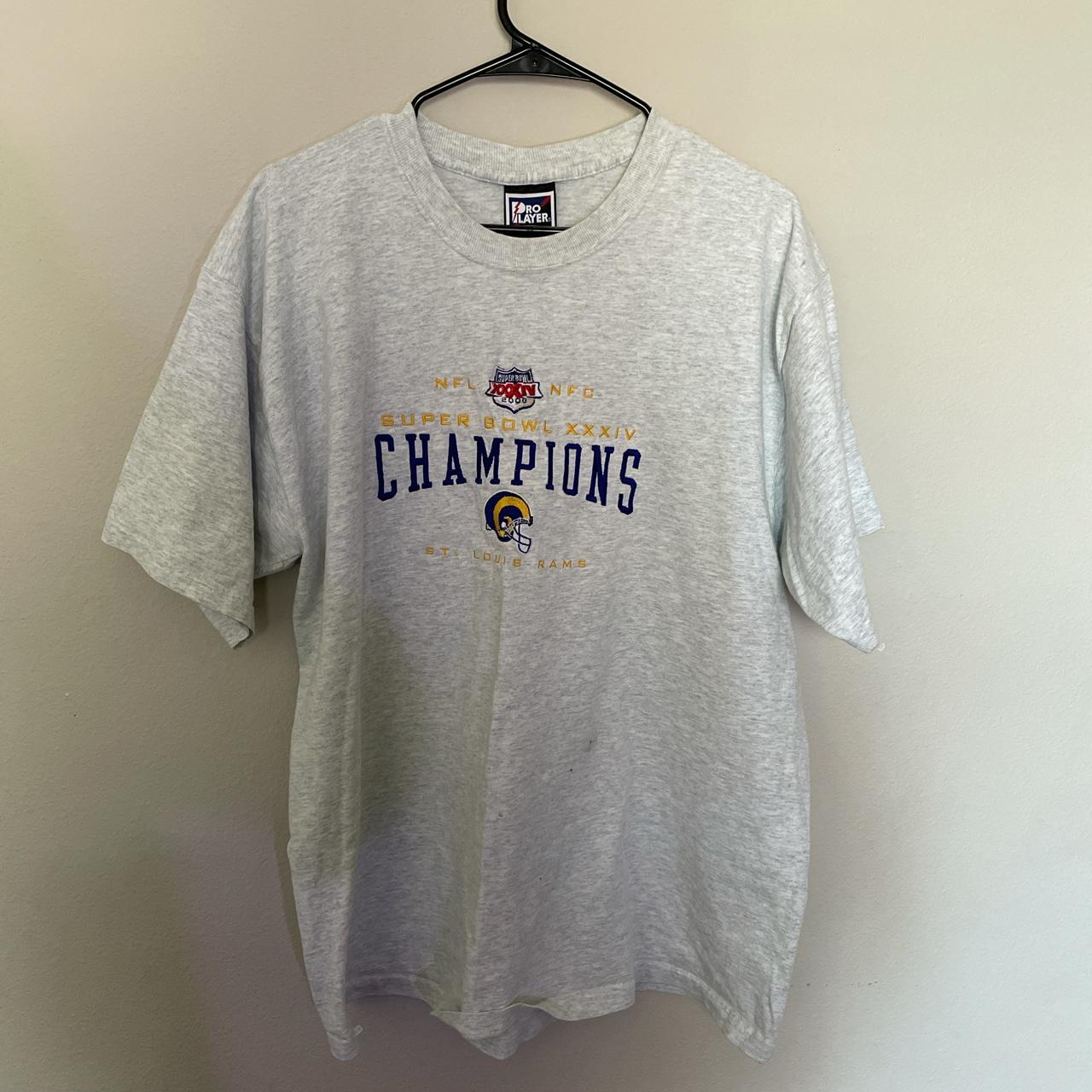 2000's Rams NFC Champions T-Shirt Size XL. In great - Depop