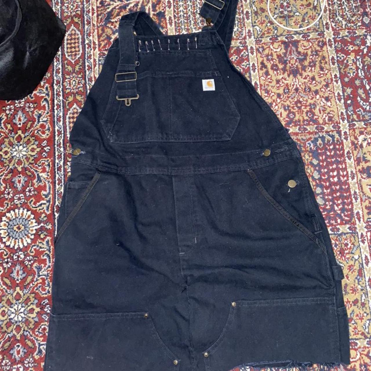 SZ 14/16 Handmade carhartt overall dress Accepting... Depop