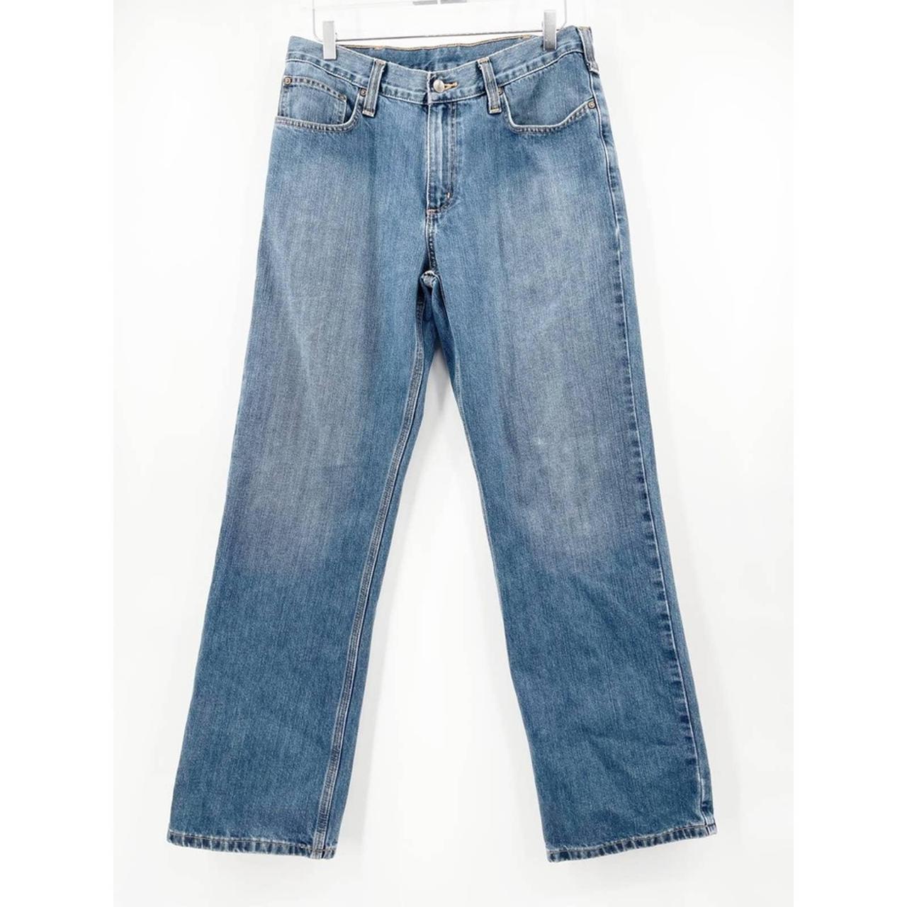 CARHAART Denim Jeans Relaxed Fit Cotton Blend Y2K 5... - Depop