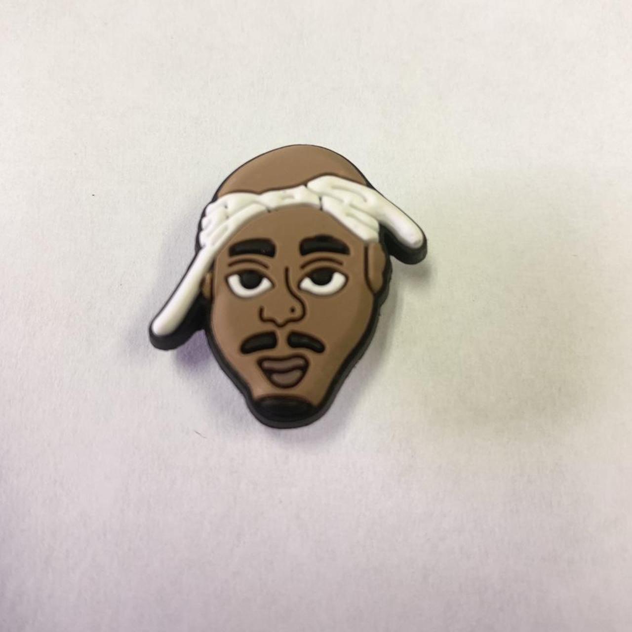 Tupac Shakur Croc Charm Jibbitz. Charms for crocs Depop