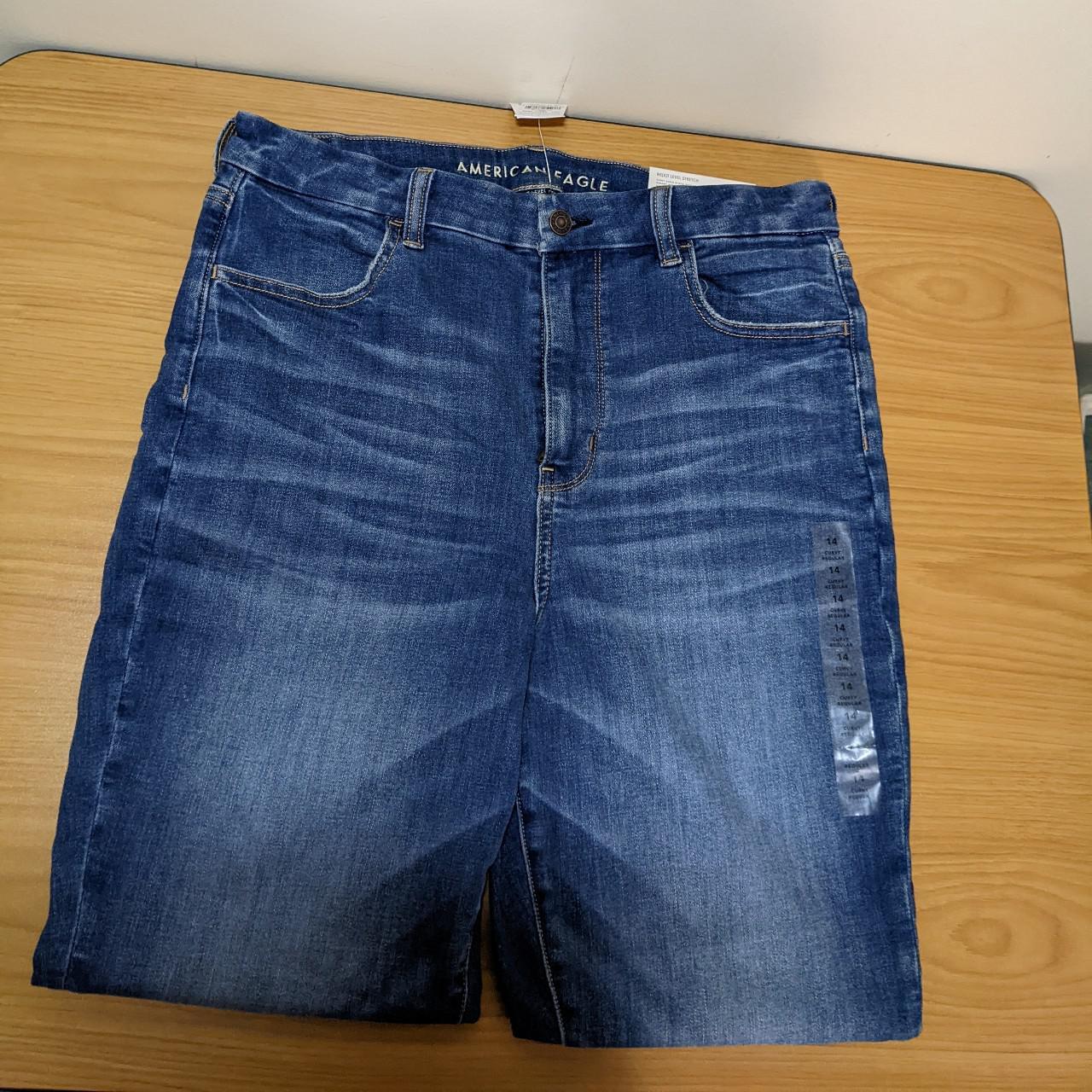 american eagle indigo super stretch