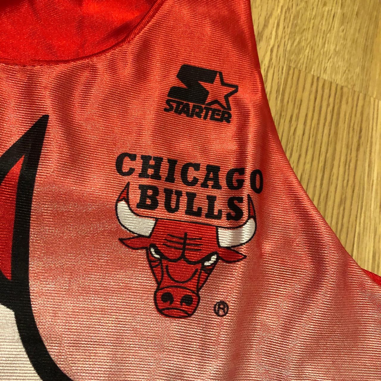 Vintage Chicago Bulls Starter Jersey Tank Top Jordan... Depop