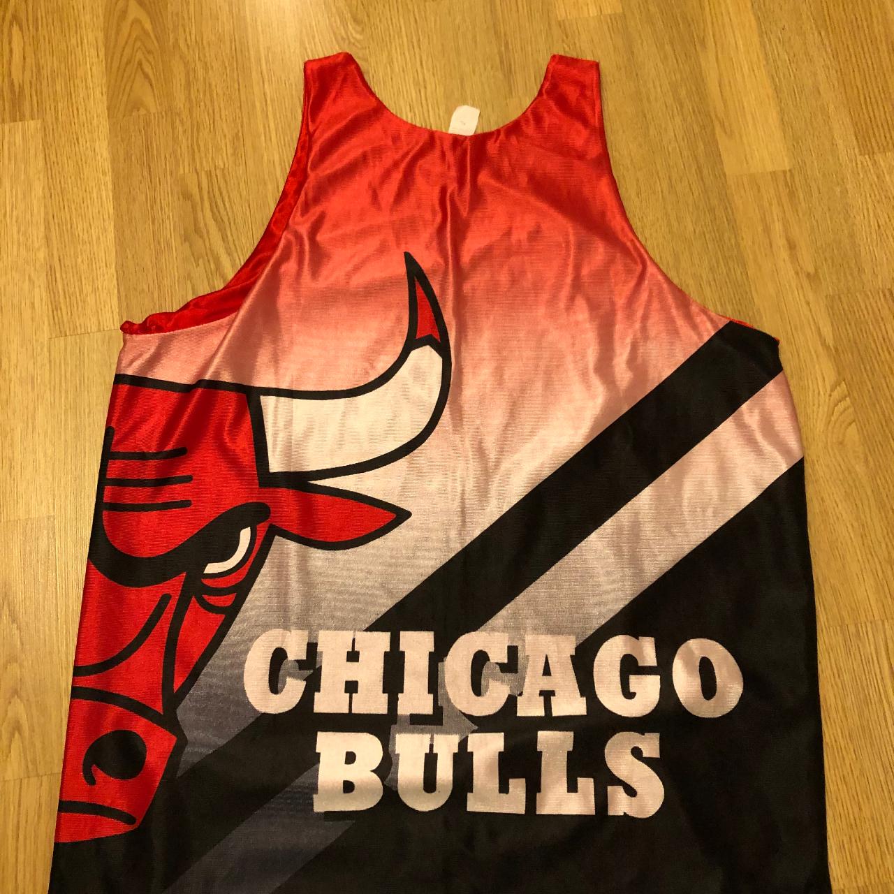 Vintage Chicago Bulls Starter Jersey Tank Top Jordan... Depop