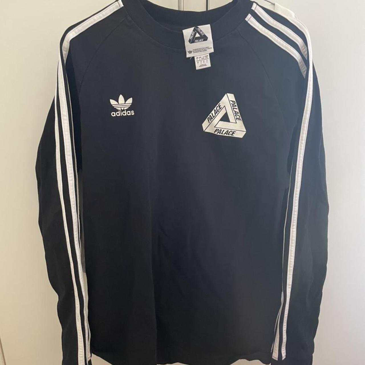 Palace x Adidas long sleeve Team Shirt Size L.... - Depop