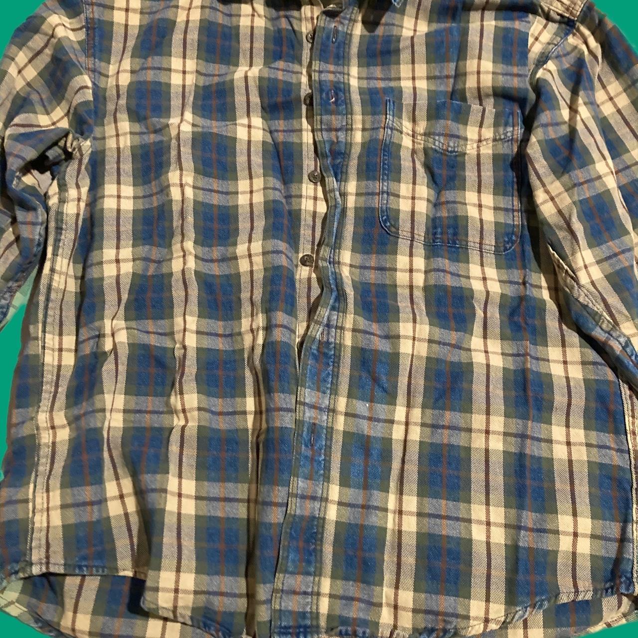 L.L. Bean flannel L.L Bean flannel, tagged as a... - Depop