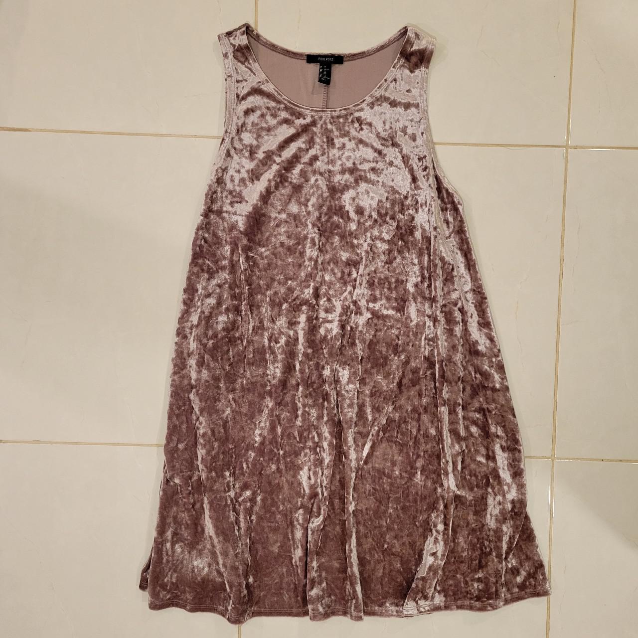 Crushed velvet swing dress! I wore this once for a... Depop