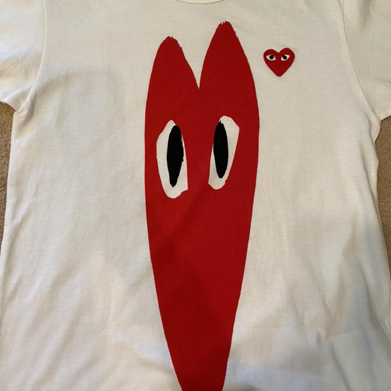 2017 Comme des Garcons PLAY t shirt Never worn in... - Depop