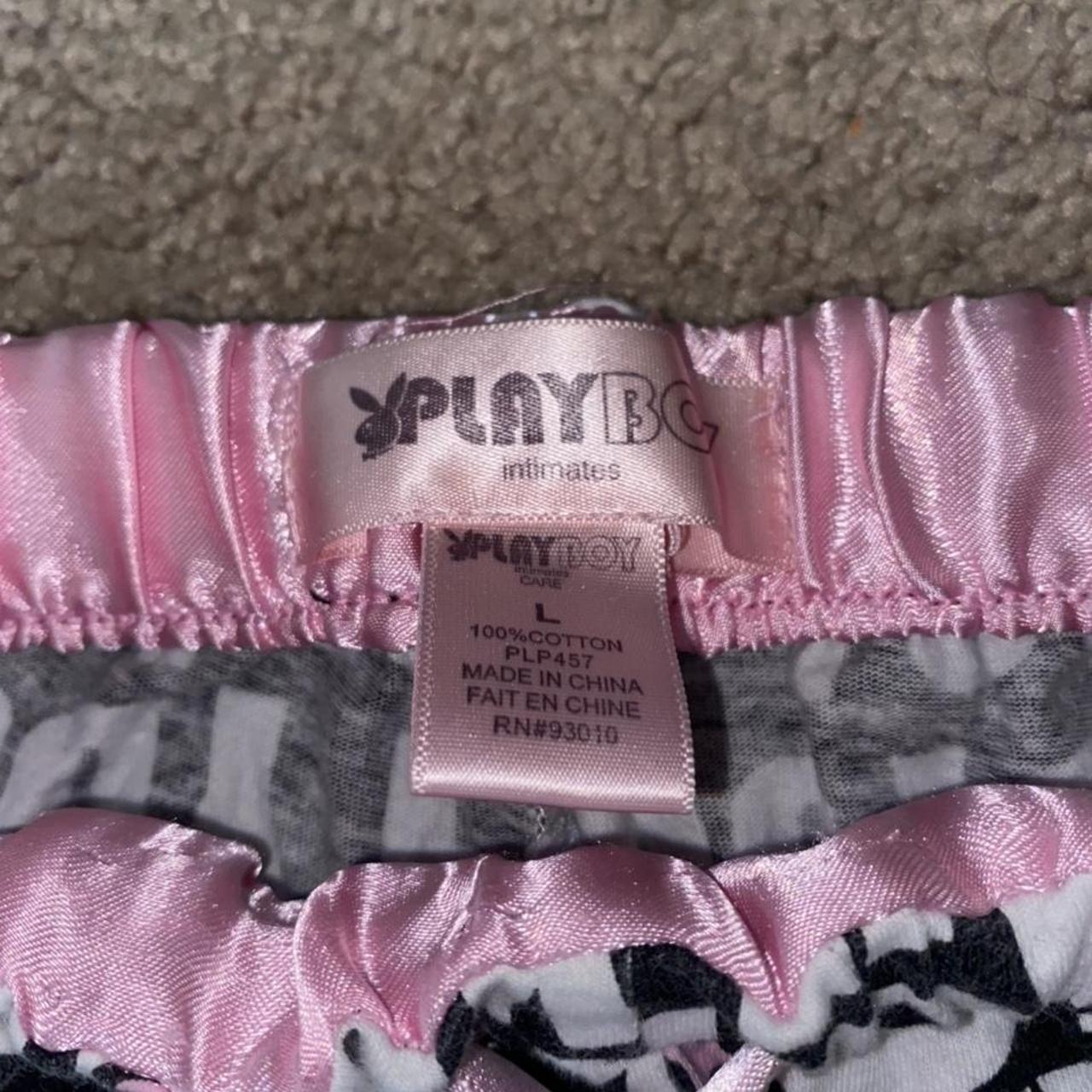 Women’s Playboy pajama pants, labeled as large can... - Depop