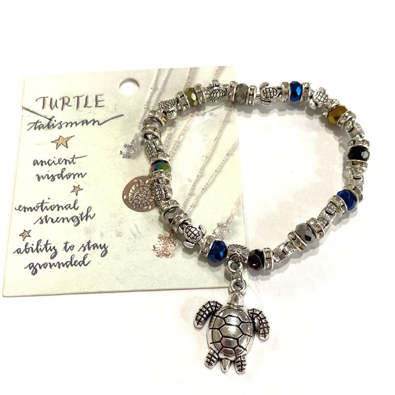 Silver sale turtle bracelet