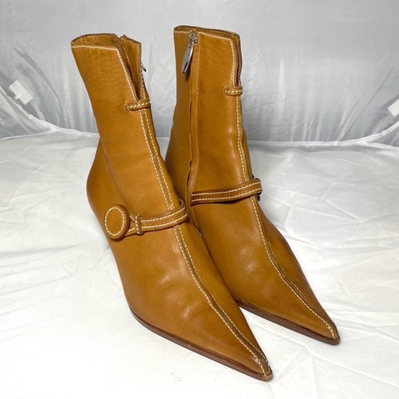 Product Image 2 - Sergio Rossi brown leather pointed