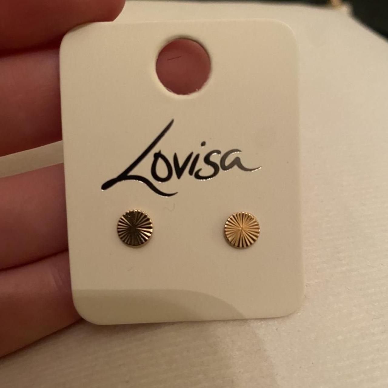 lovisa gold stud earrings never worn x Depop