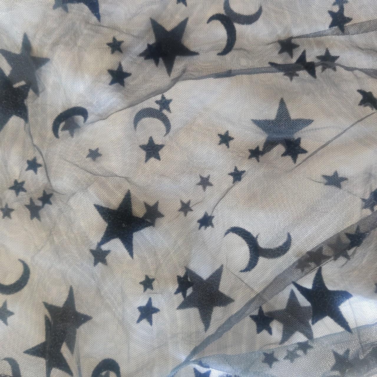 Sheer moon and stars top from Disturbia. Open to... - Depop