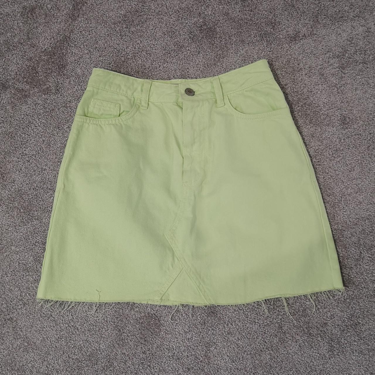 Primark Women's Green Skirt | Depop