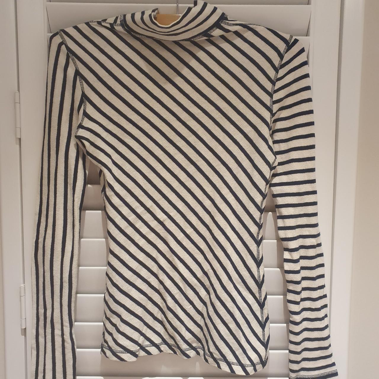 LOEWE long sleeve stripe wool top in XXS UK 4 US 0... - Depop
