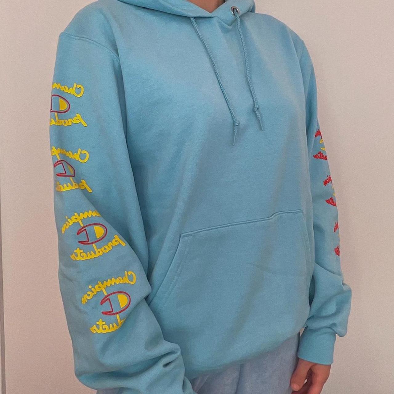 Blue champion hoodie urban clearance outfitters