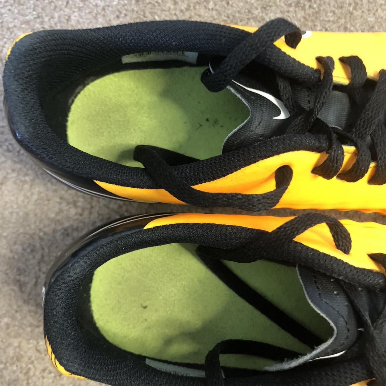 Nike yellow and black football boots 📏UK 5, eu... - Depop