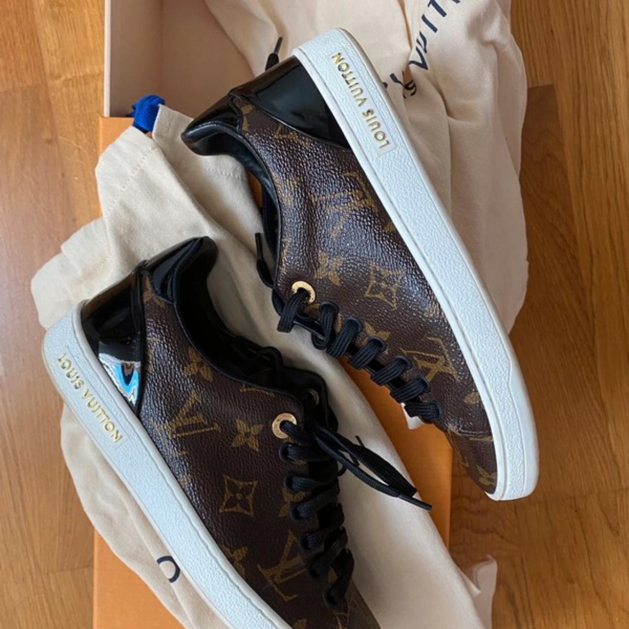 Frontrow cloth trainers Louis Vuitton Brown size 38 EU in Cloth - 37350192