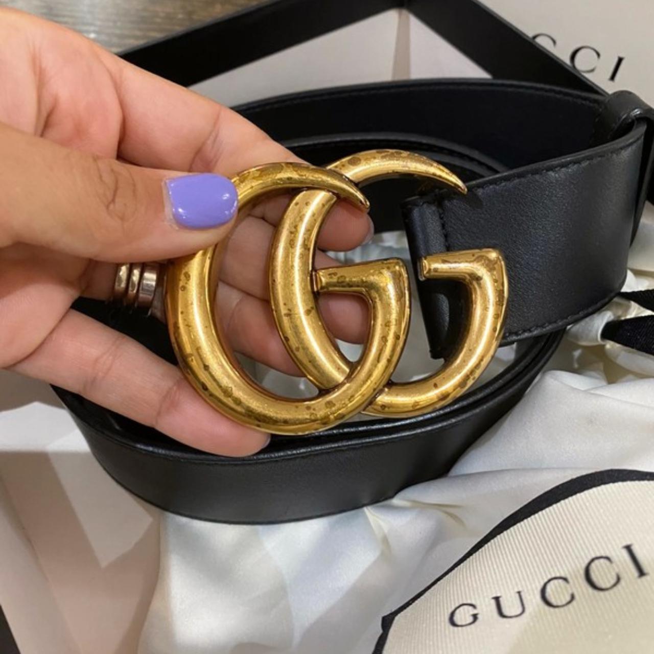 GUCCI GG belt bag⭐️ Gently used authentic monogram - Depop