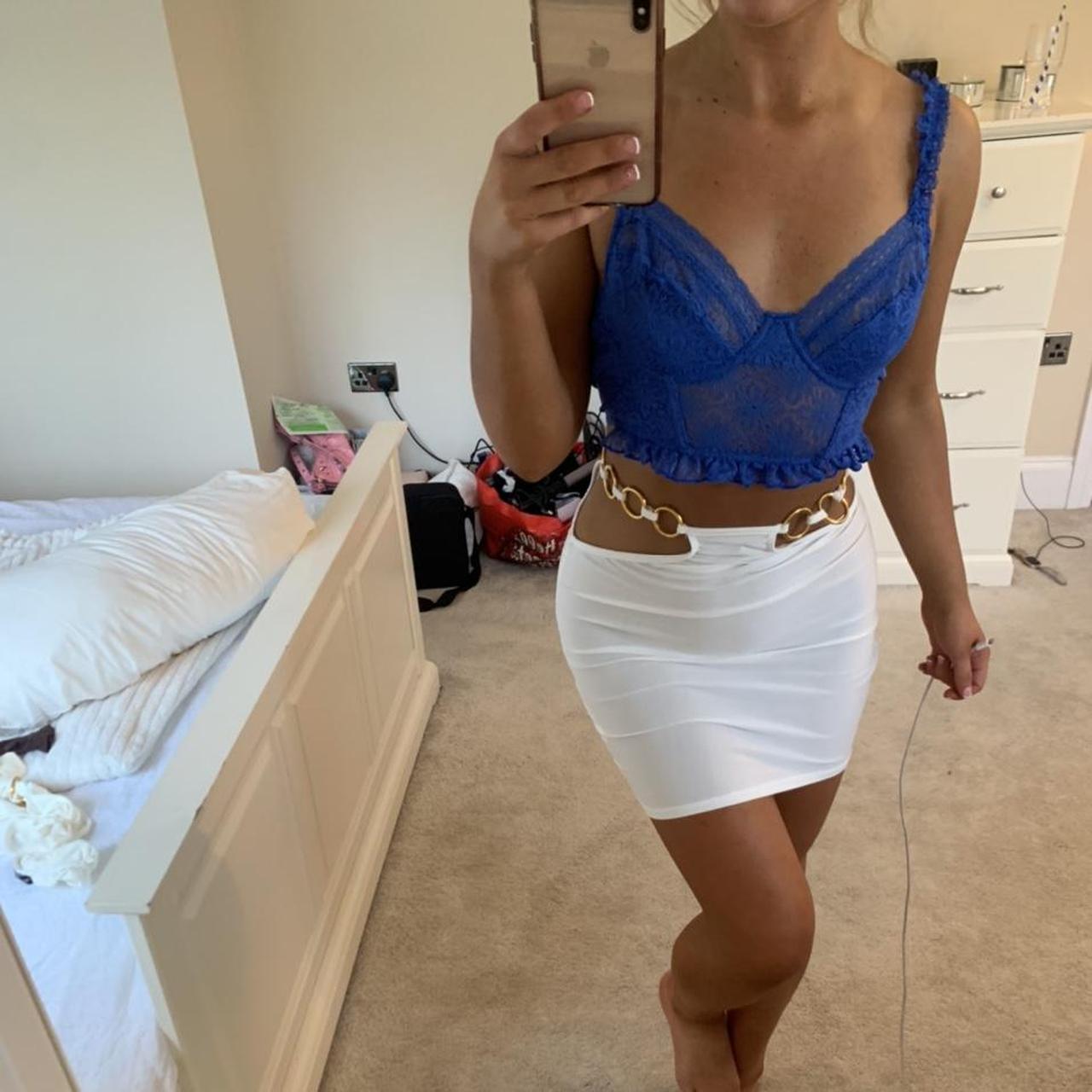 Selling this fab Blue corset from plt 💙 Size 8 - Depop