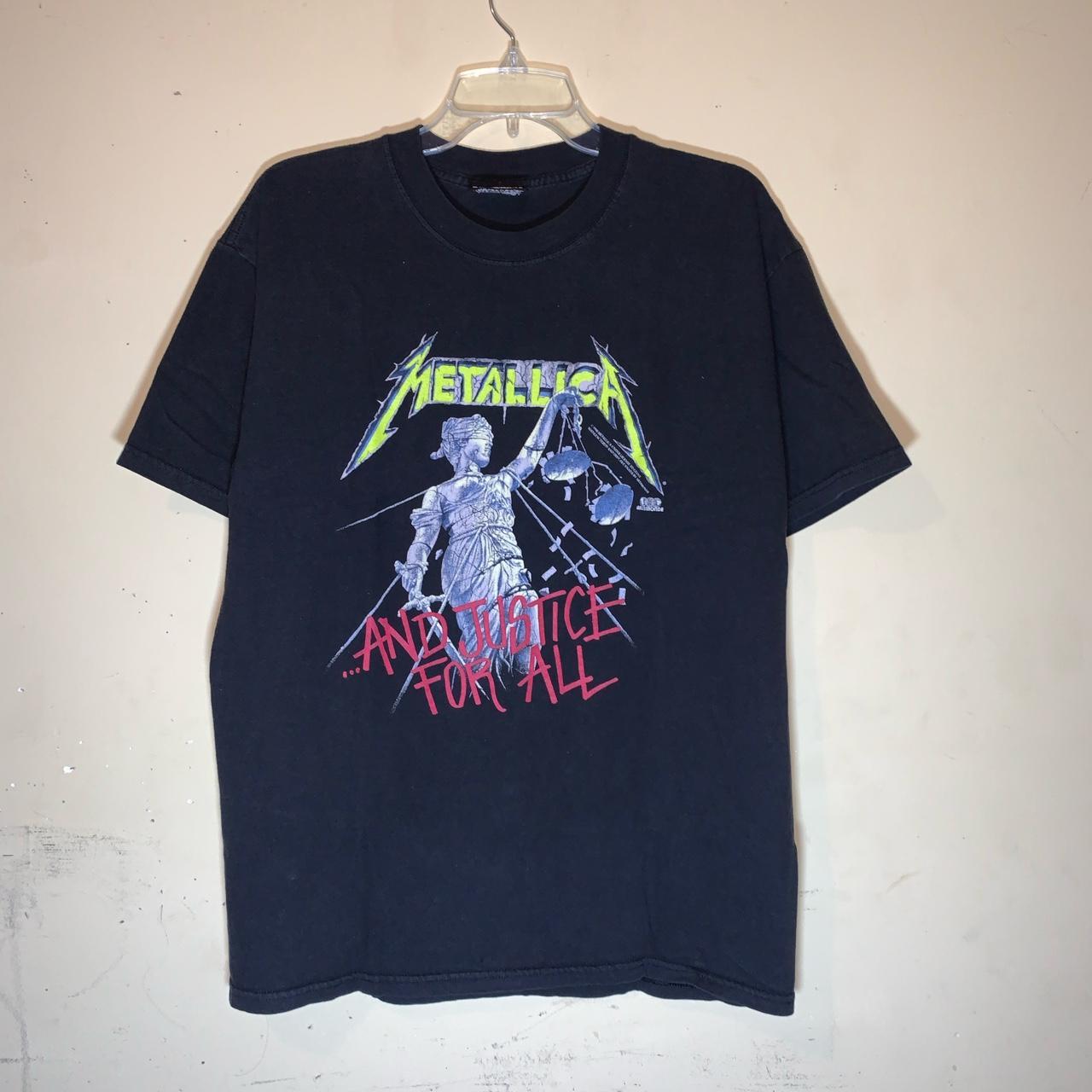 Vintage 1994 Metallica And Justice For All Tee Size - Depop