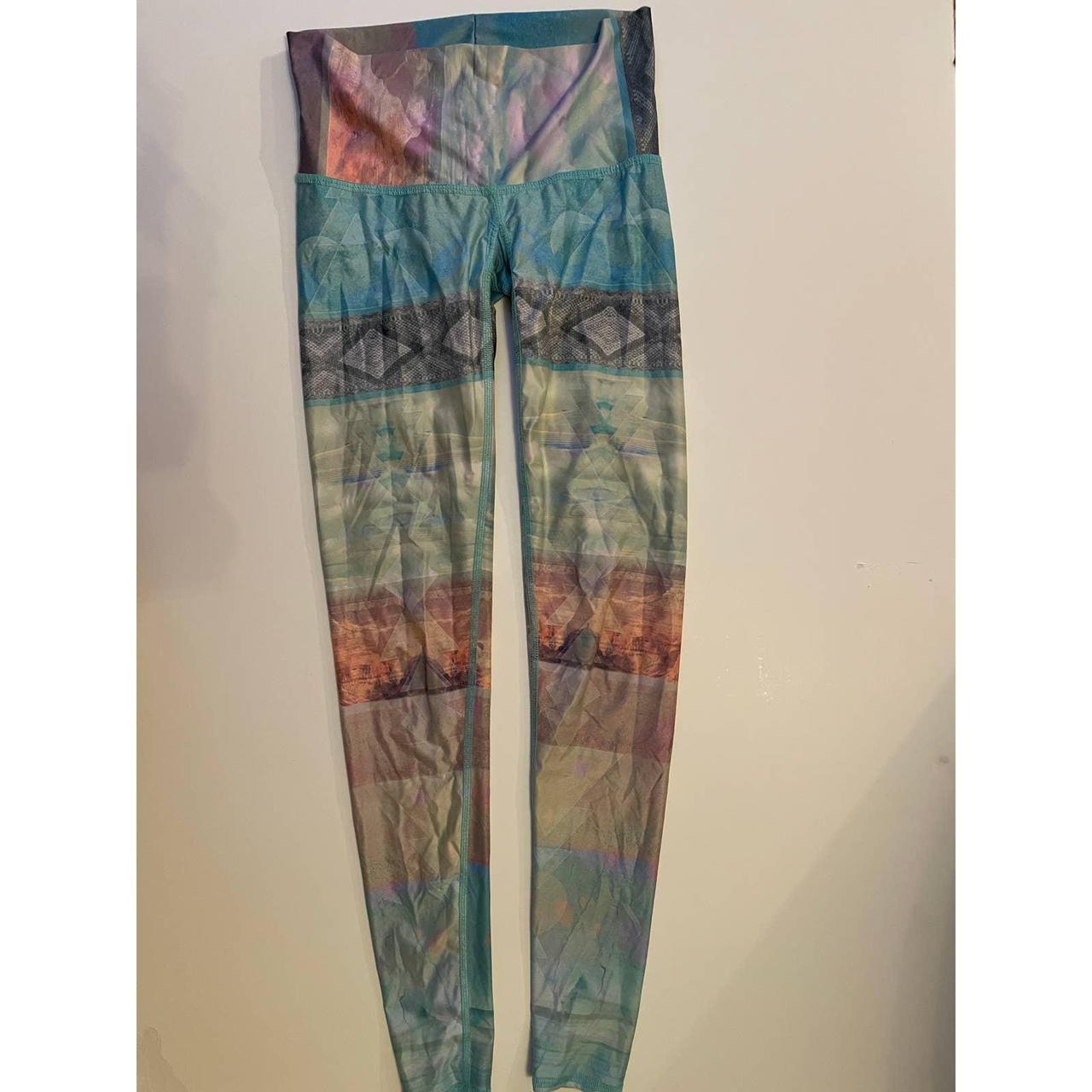 Teeki Ombré Multicolor Stretchy Hot Yoga Pants - Depop