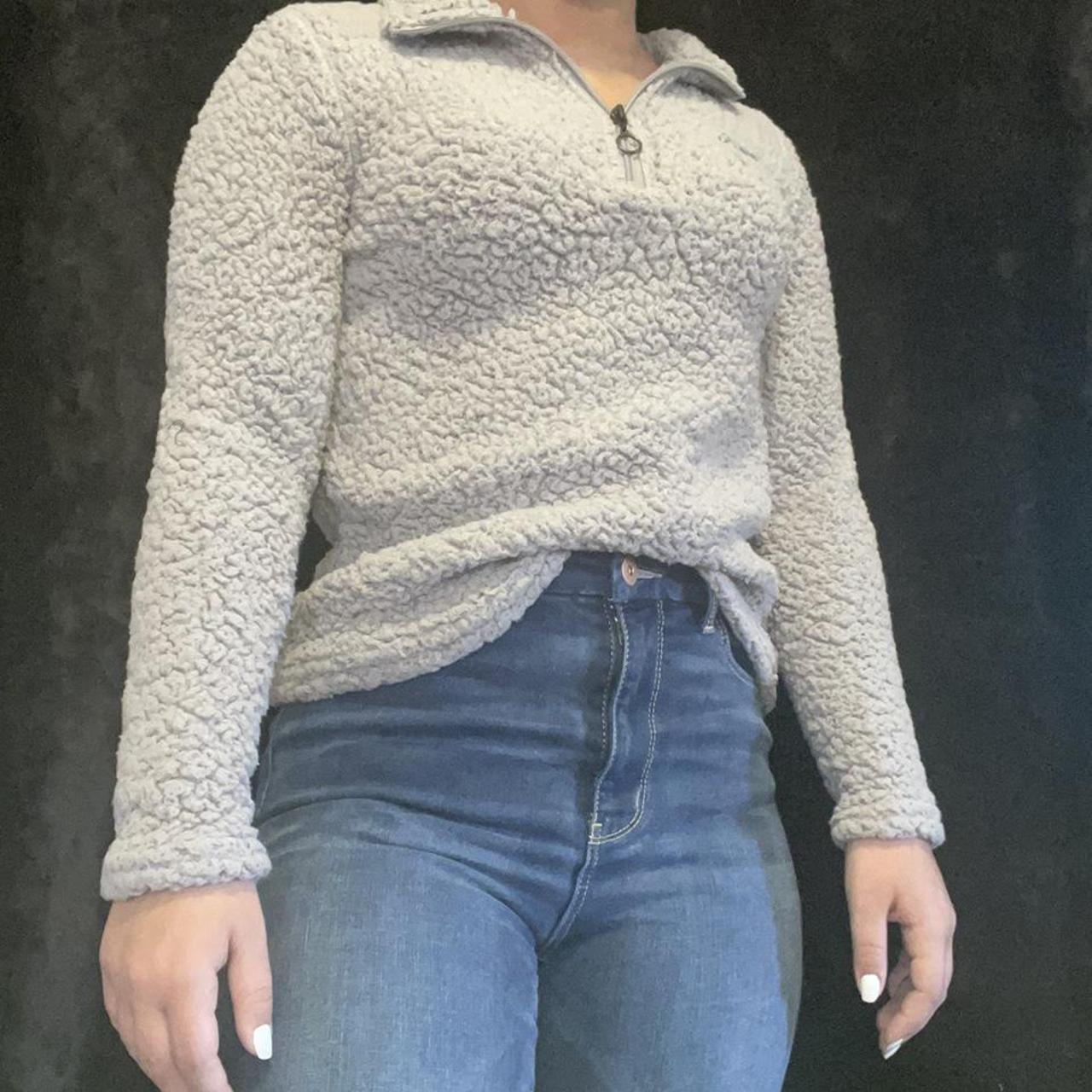 super fluffy sweatshirt