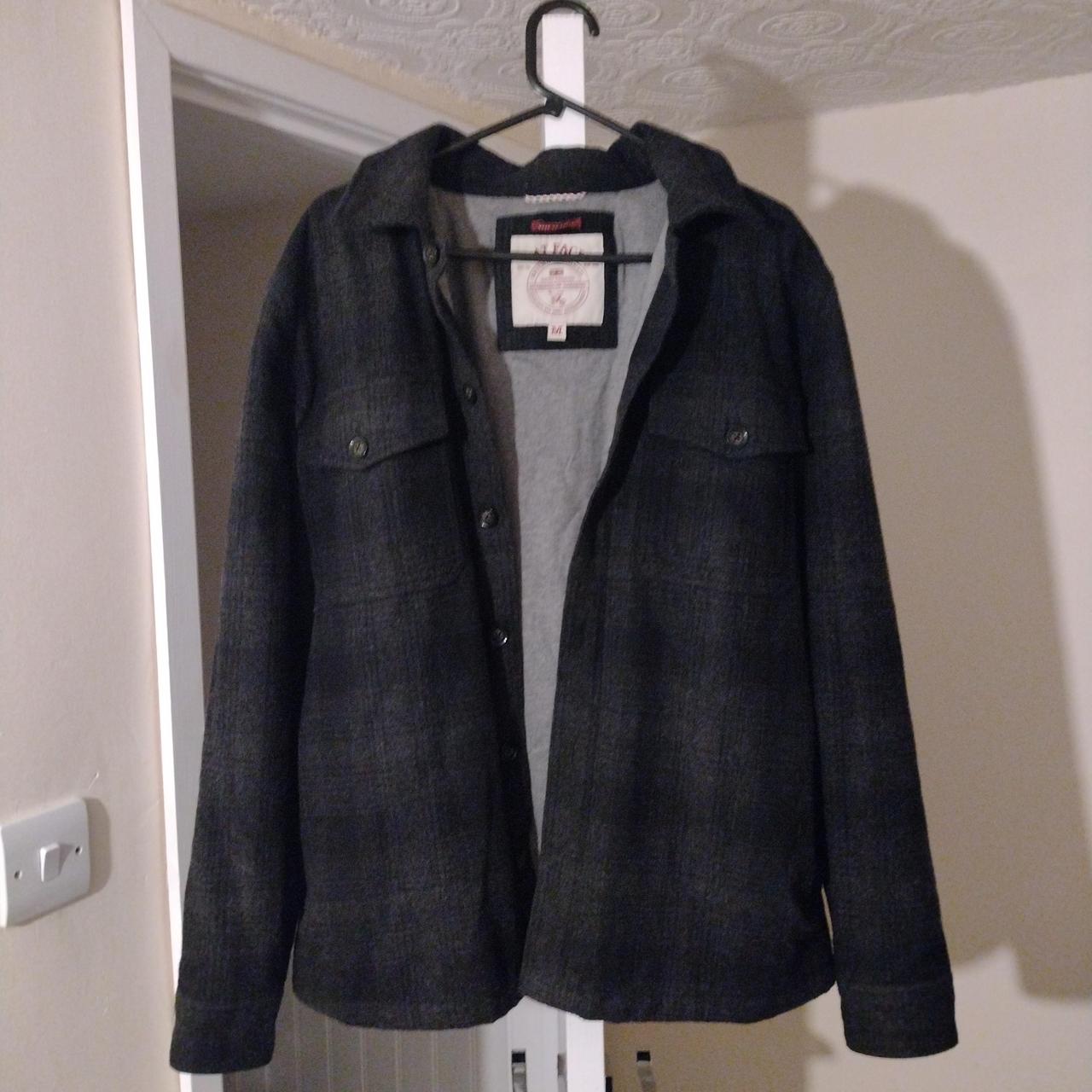 Men's fatface wool winter jacket, really nice and... - Depop