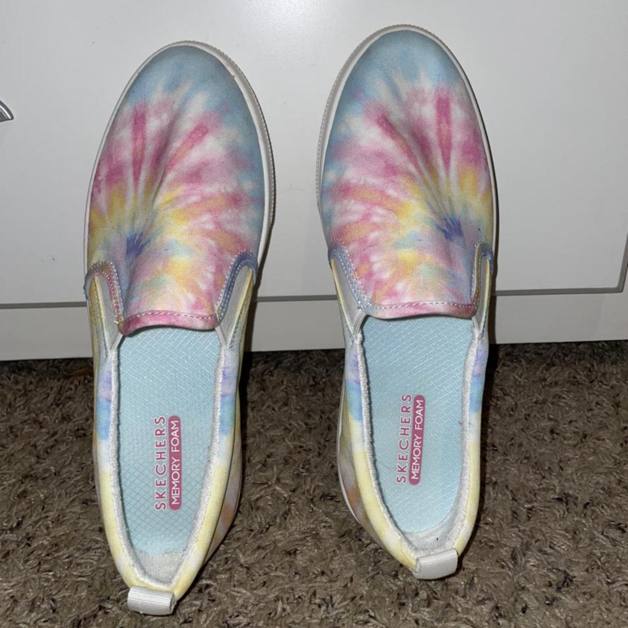 Skechers tie dye memory foam online