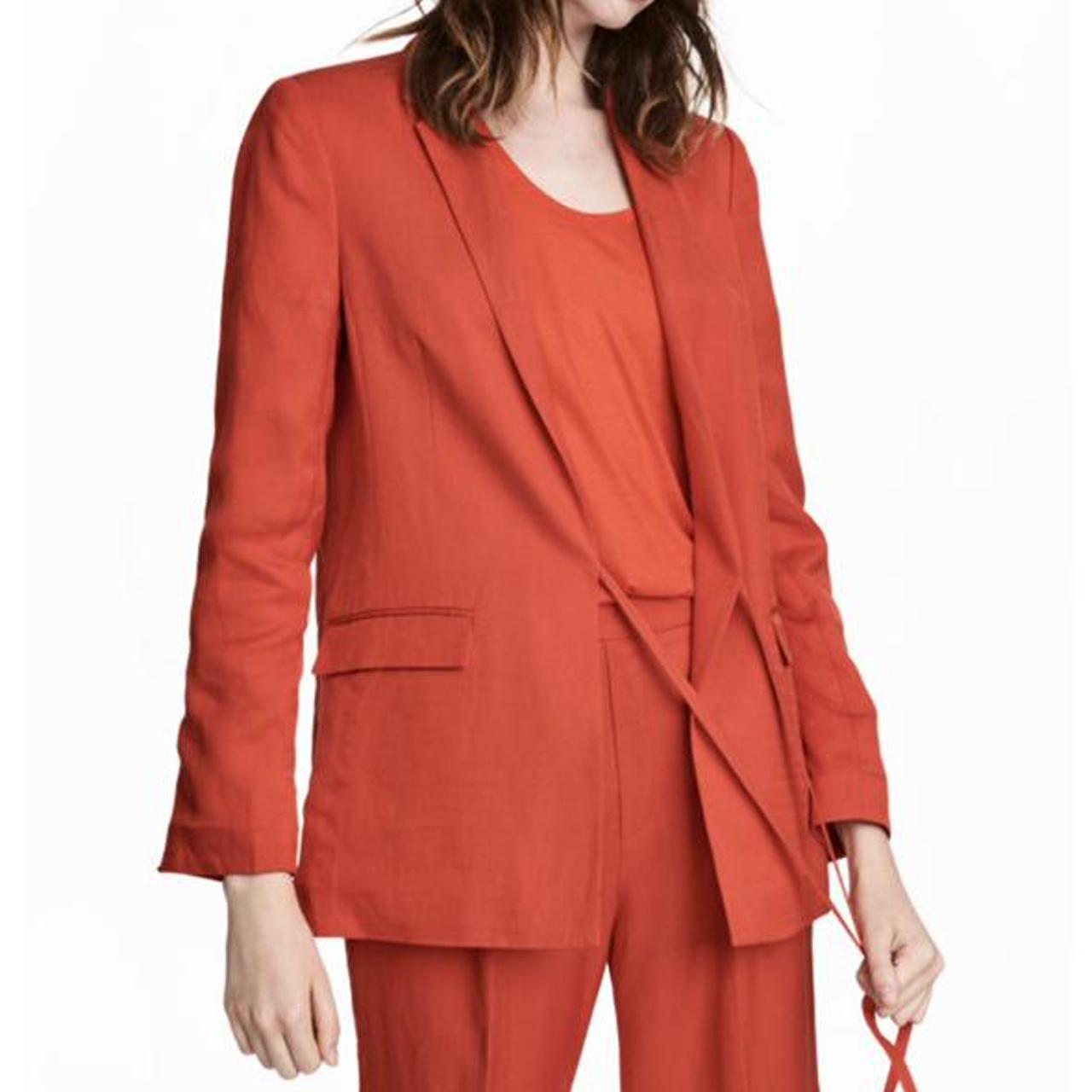red blazer h&m