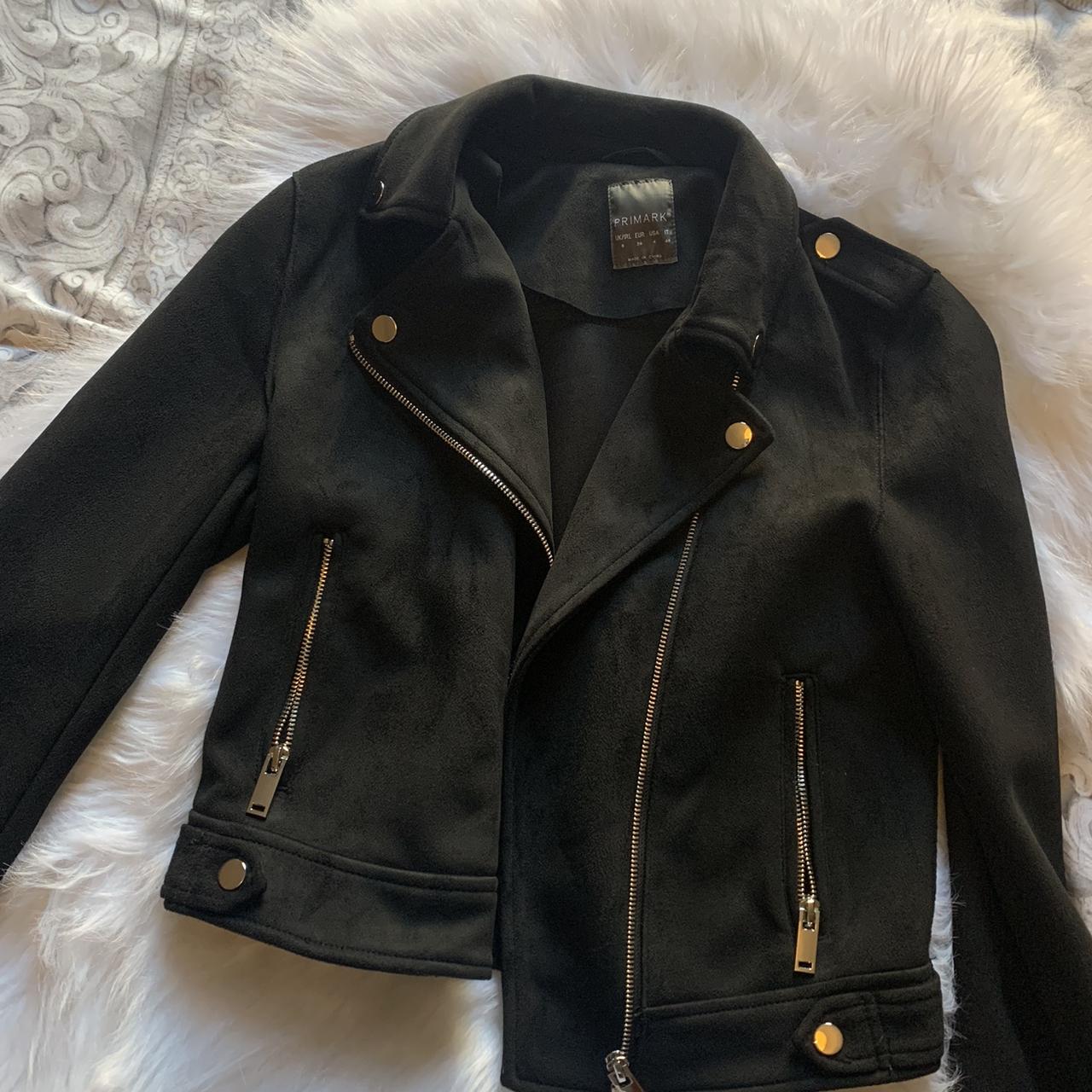 Suede deals jacket primark