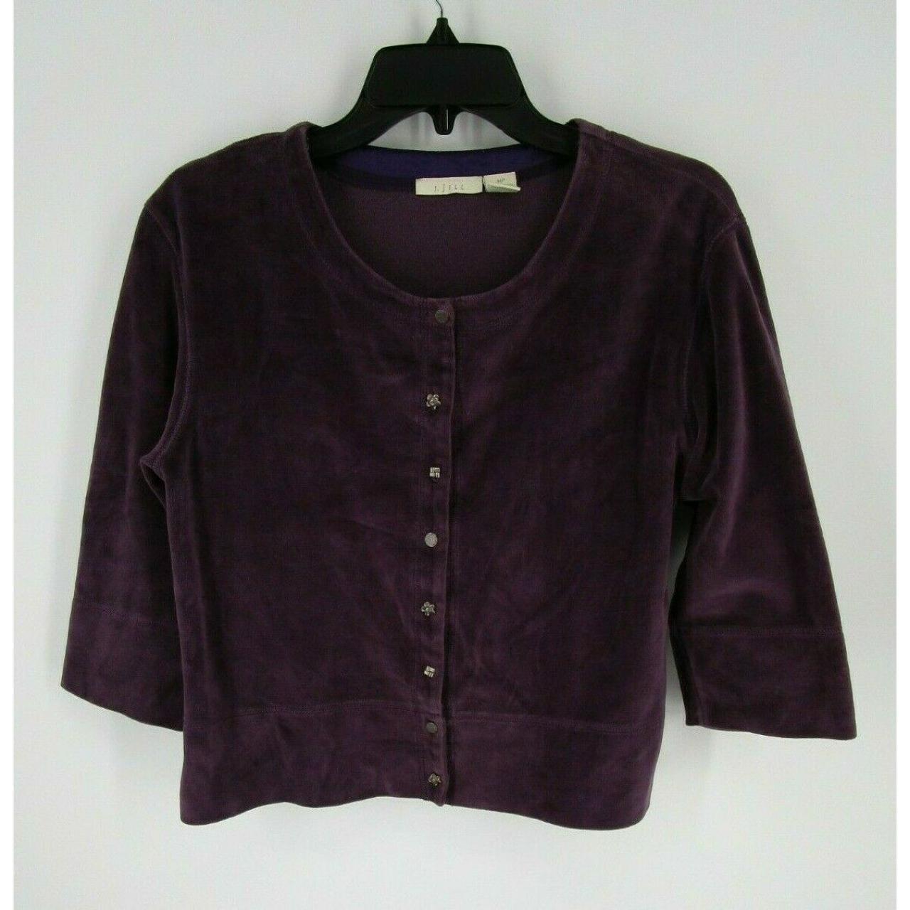 VINTAGE J Jill Sweater Women Petites PM Purple... - Depop