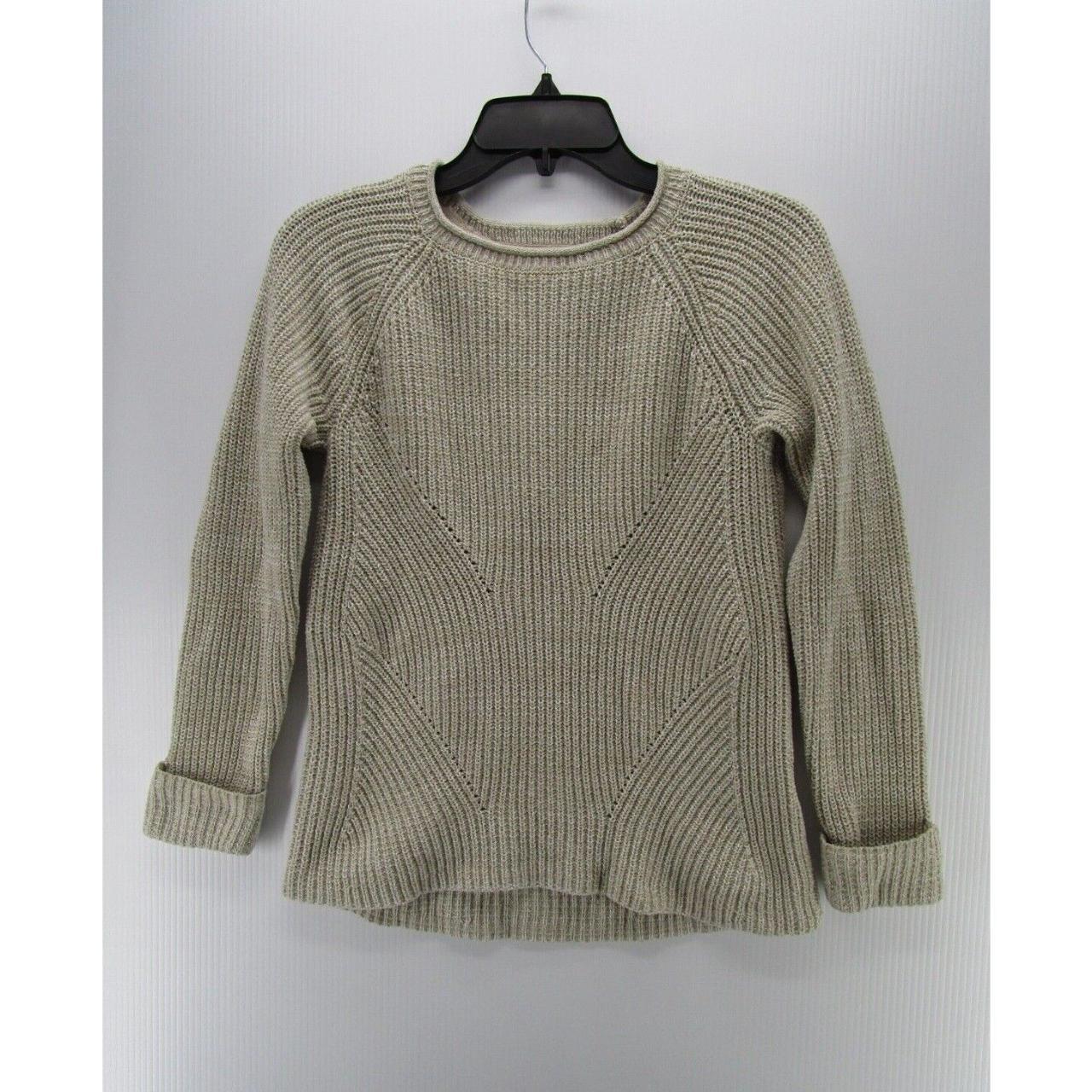 Style & Co Women's Cream Jumper | Depop