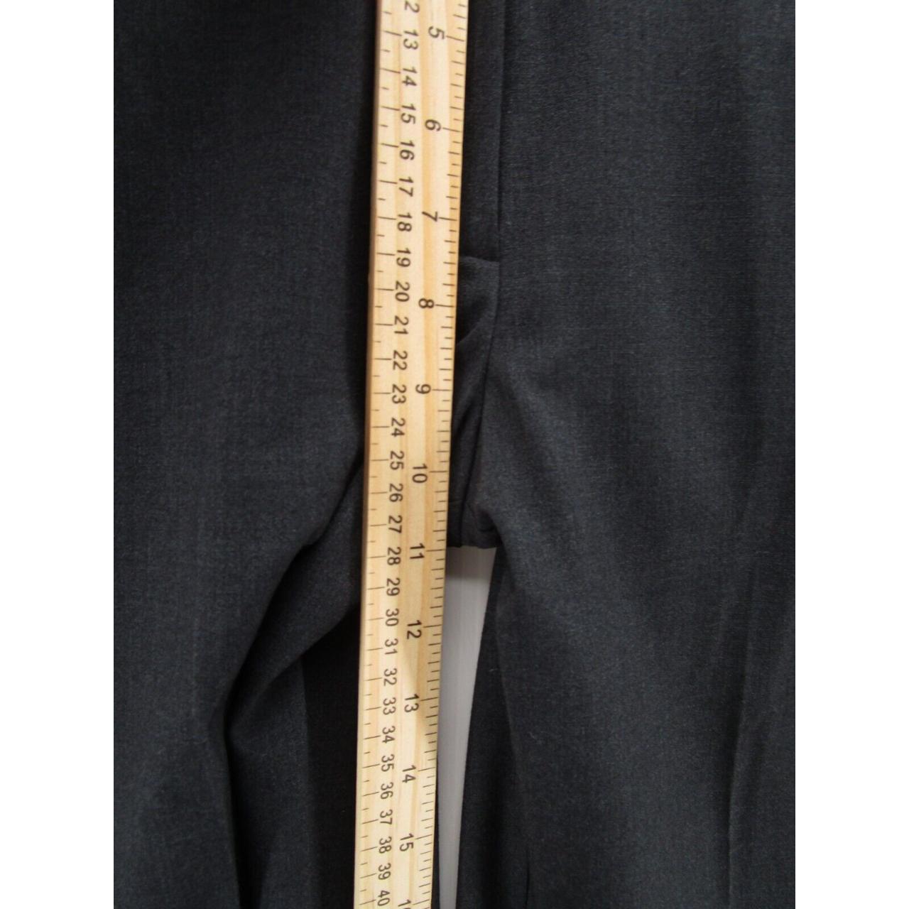 Susan Graver Pants Women XS Gray Straight High Rise... - Depop