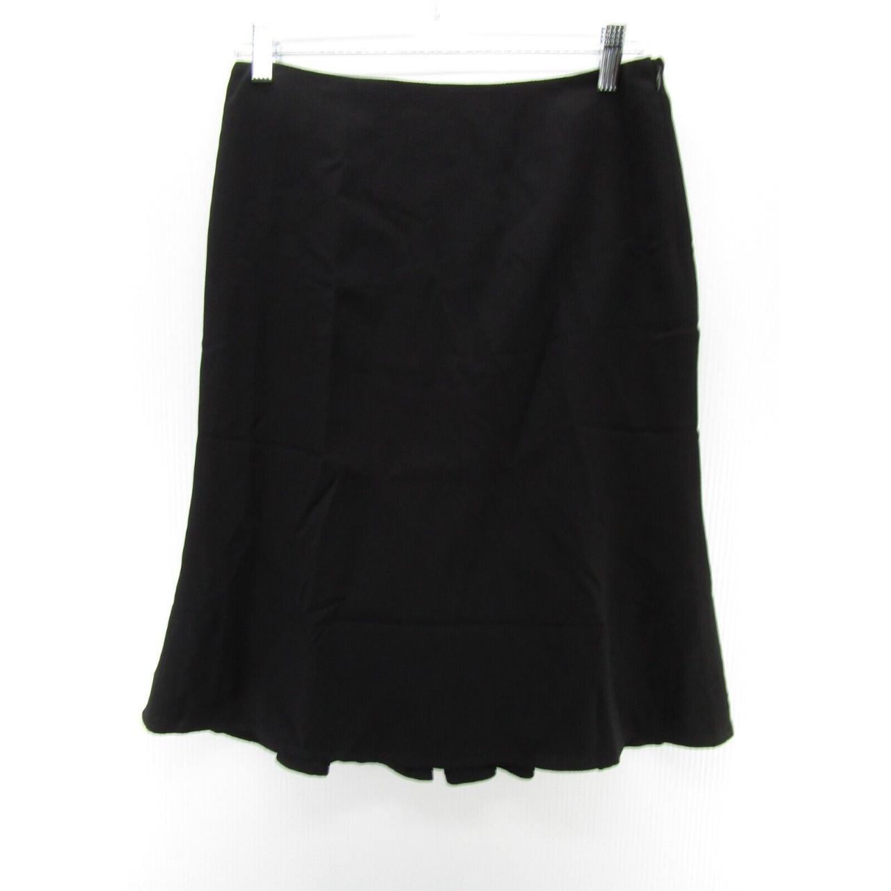 Banana Republic Skirt Women 4 Black Wool ALine... Depop