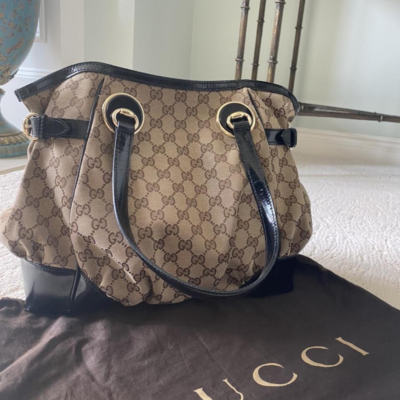 Gucci Monogram Canvas Full Moon Large Tote Bag