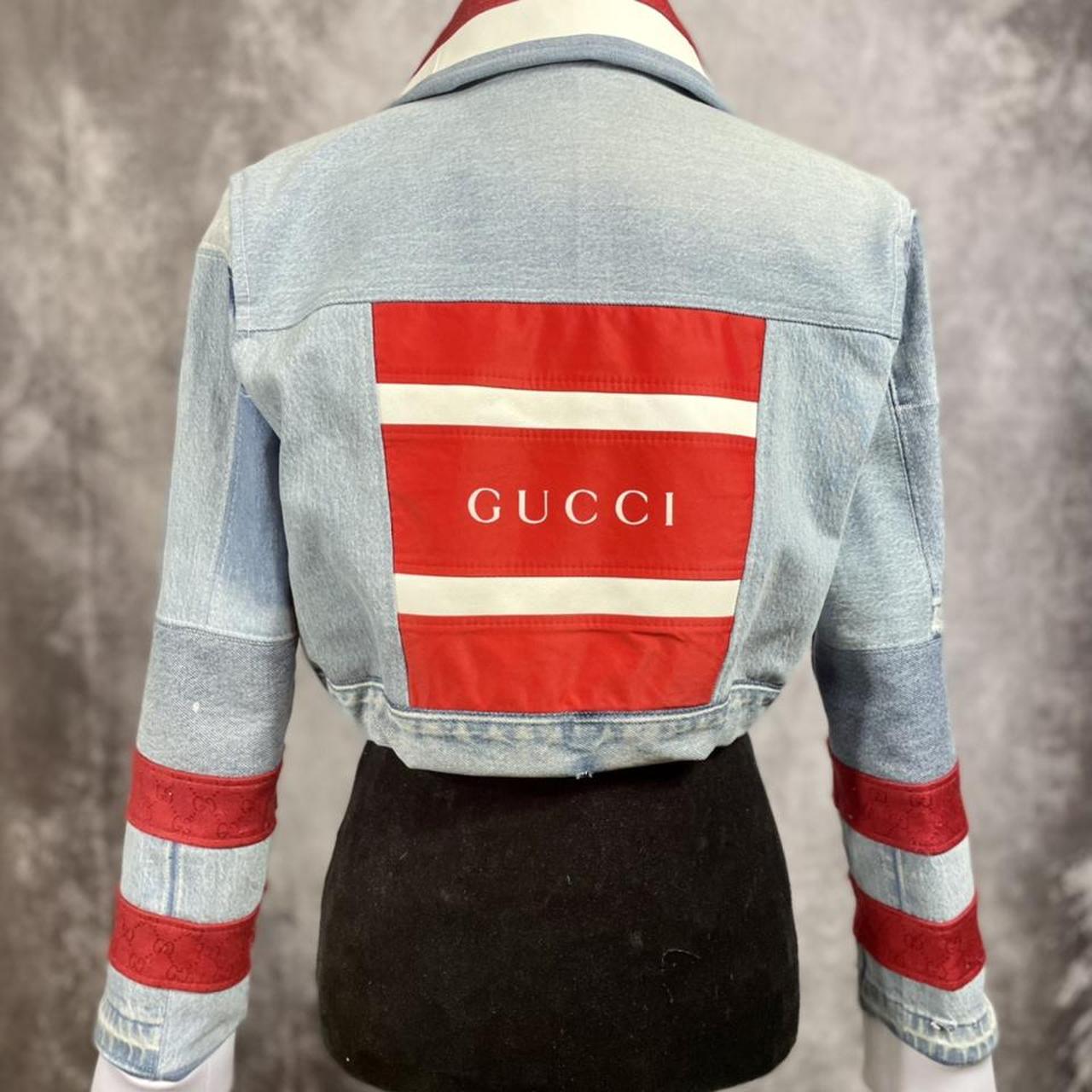 Custom handmade Gucci jacket, made with authentic... - Depop