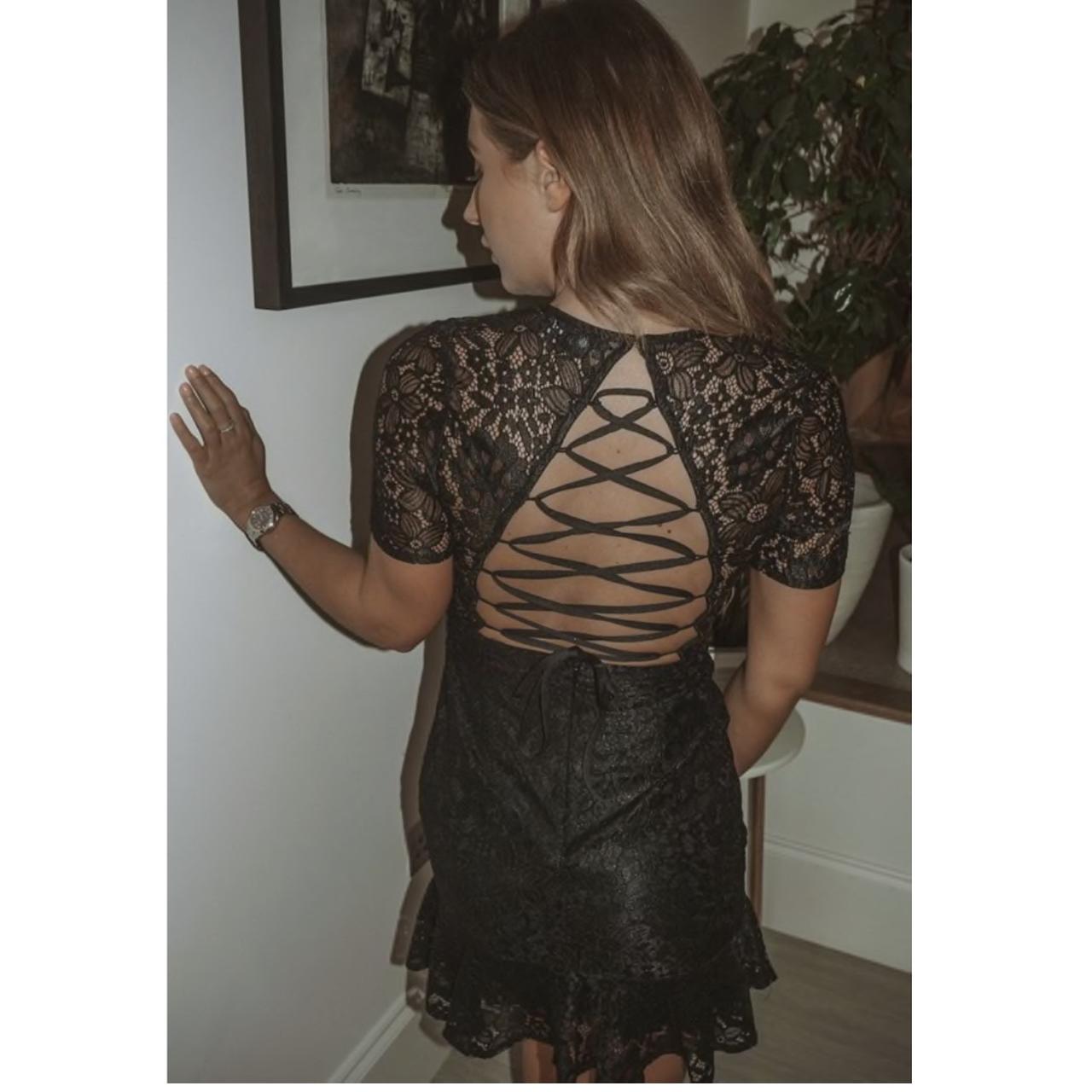 Dani dyer lace up back cheap dress