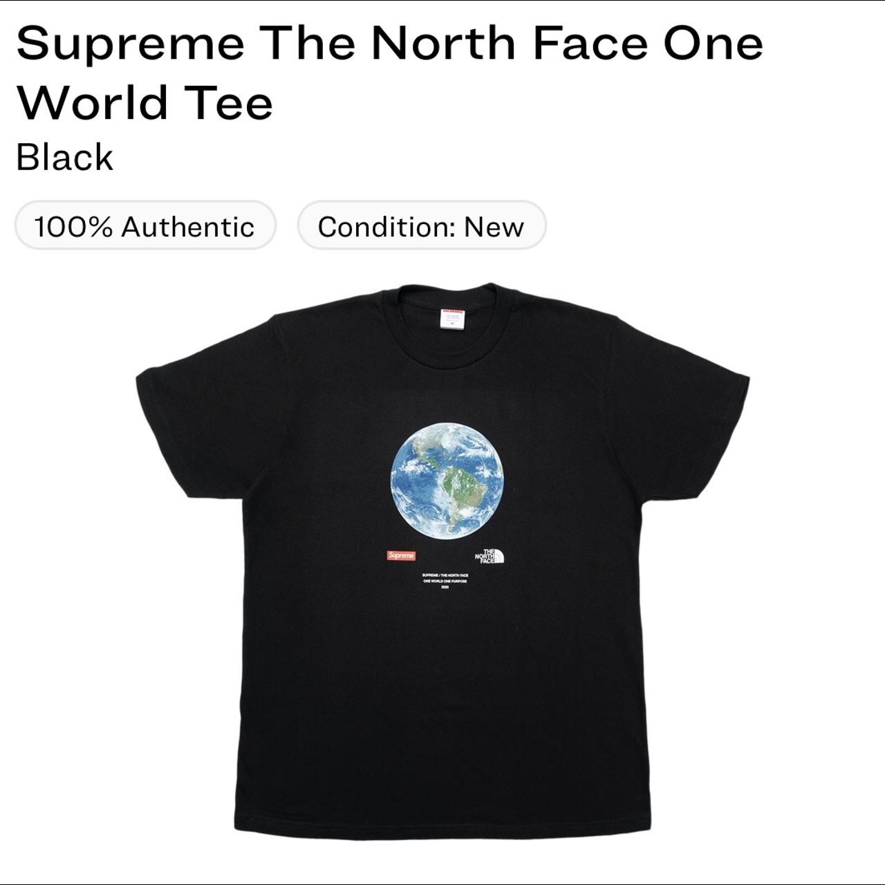 Supreme x the north face One world tee , Size M, Brand...