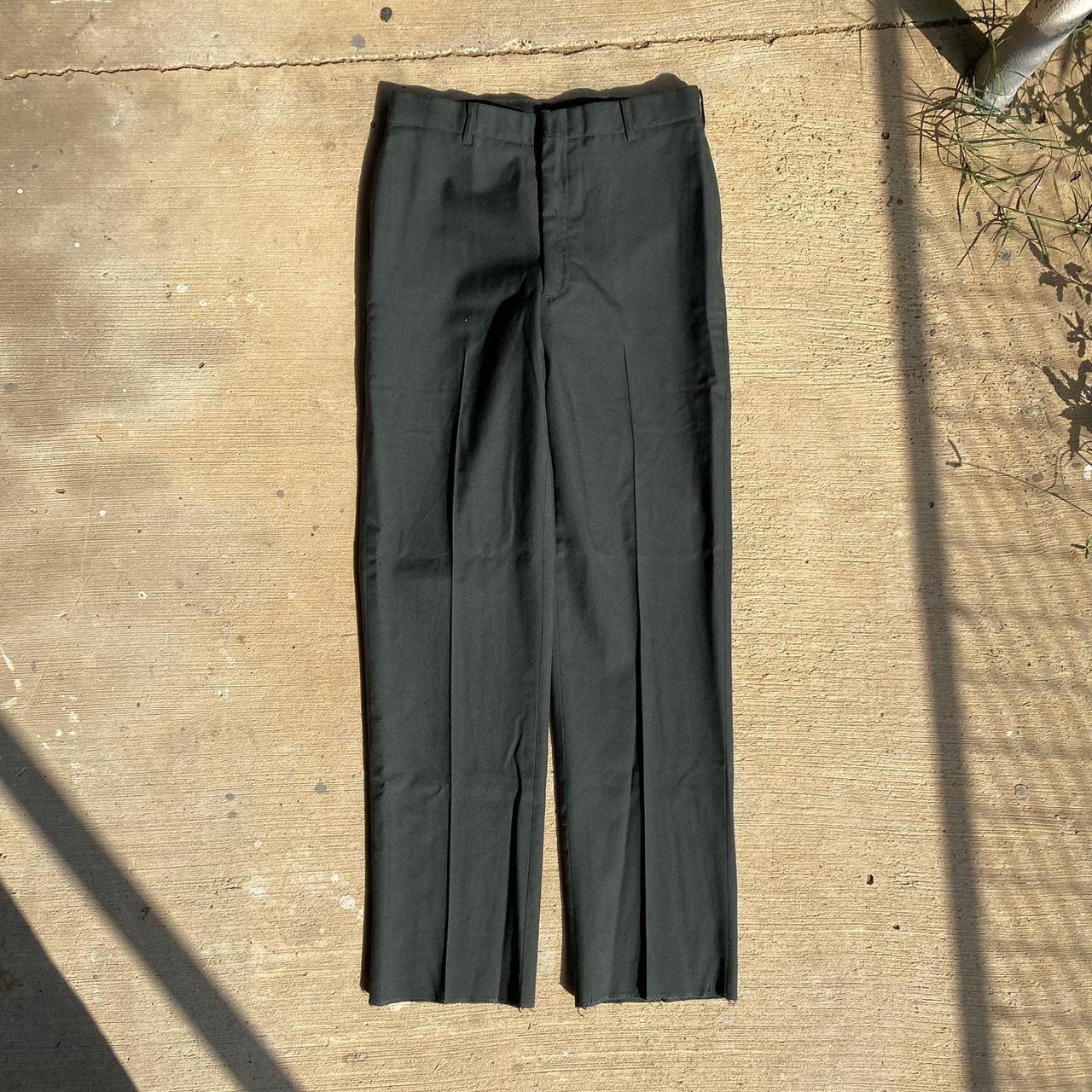 army green slacks