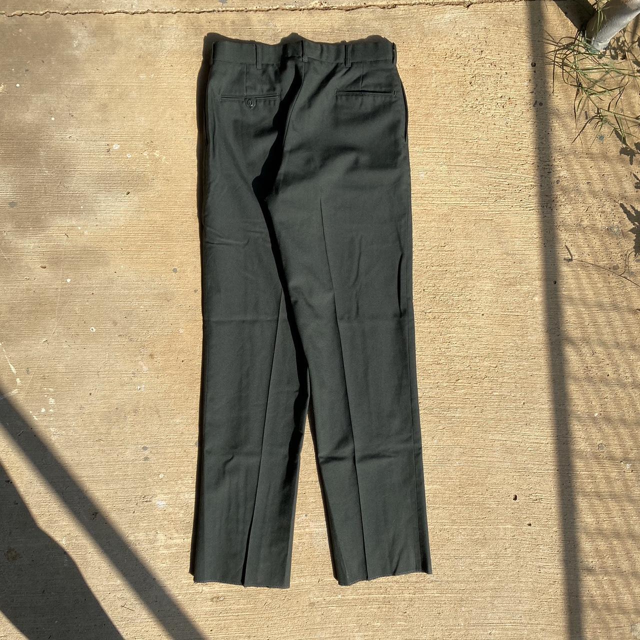 army green slacks
