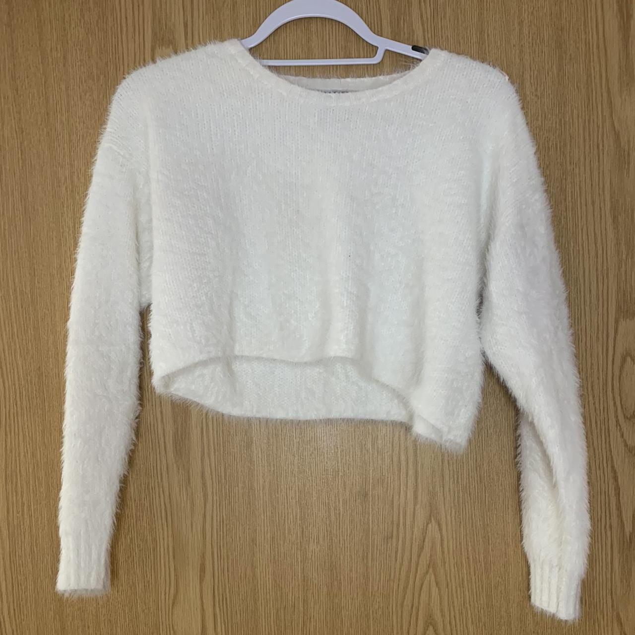 New Look Women's White Jumper Depop