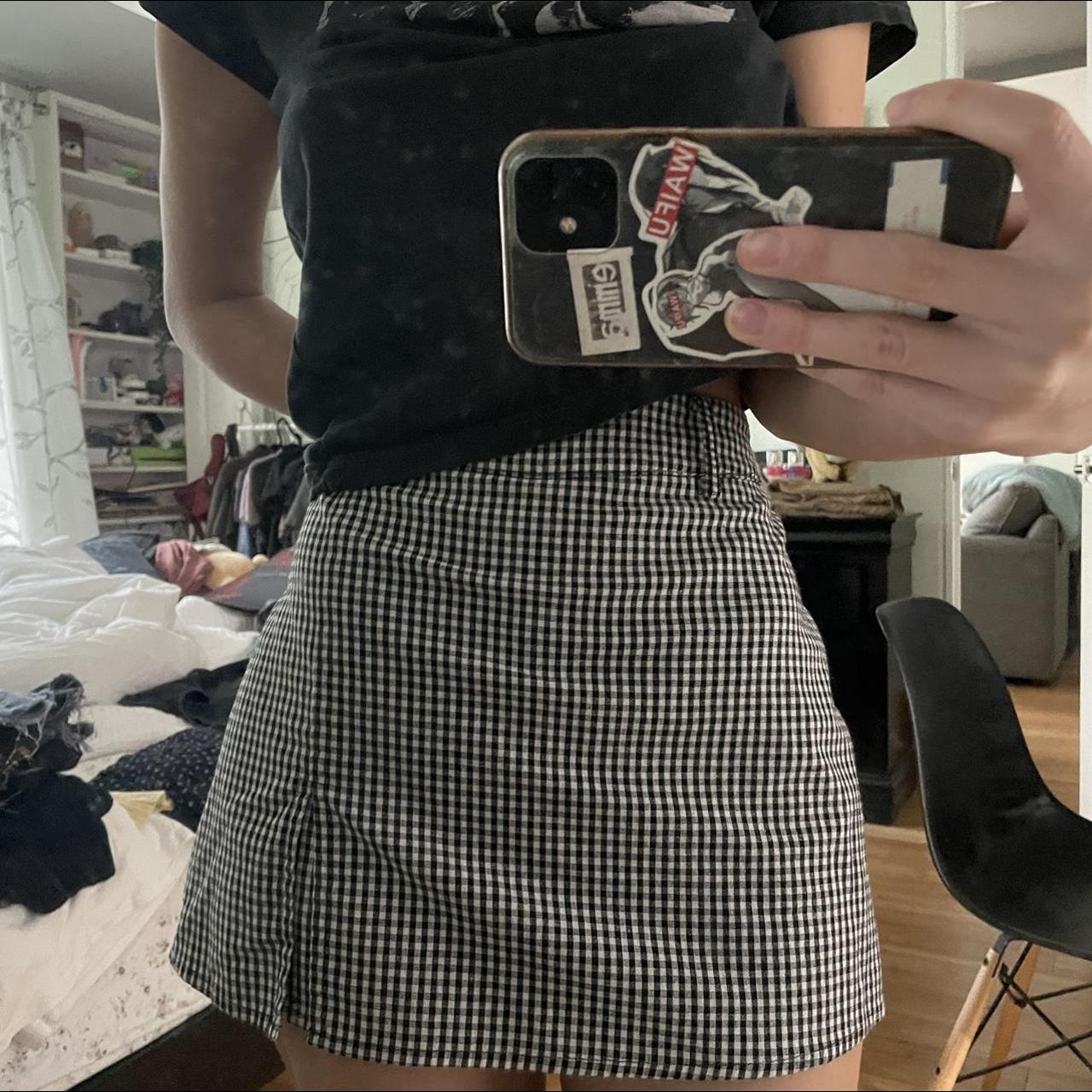 PacSun Women's Black and White Skirt