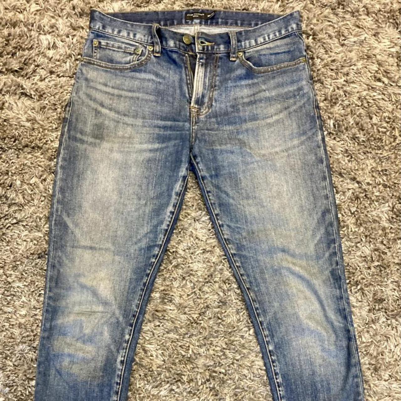 Club Monaco Men's Blue Jeans | Depop