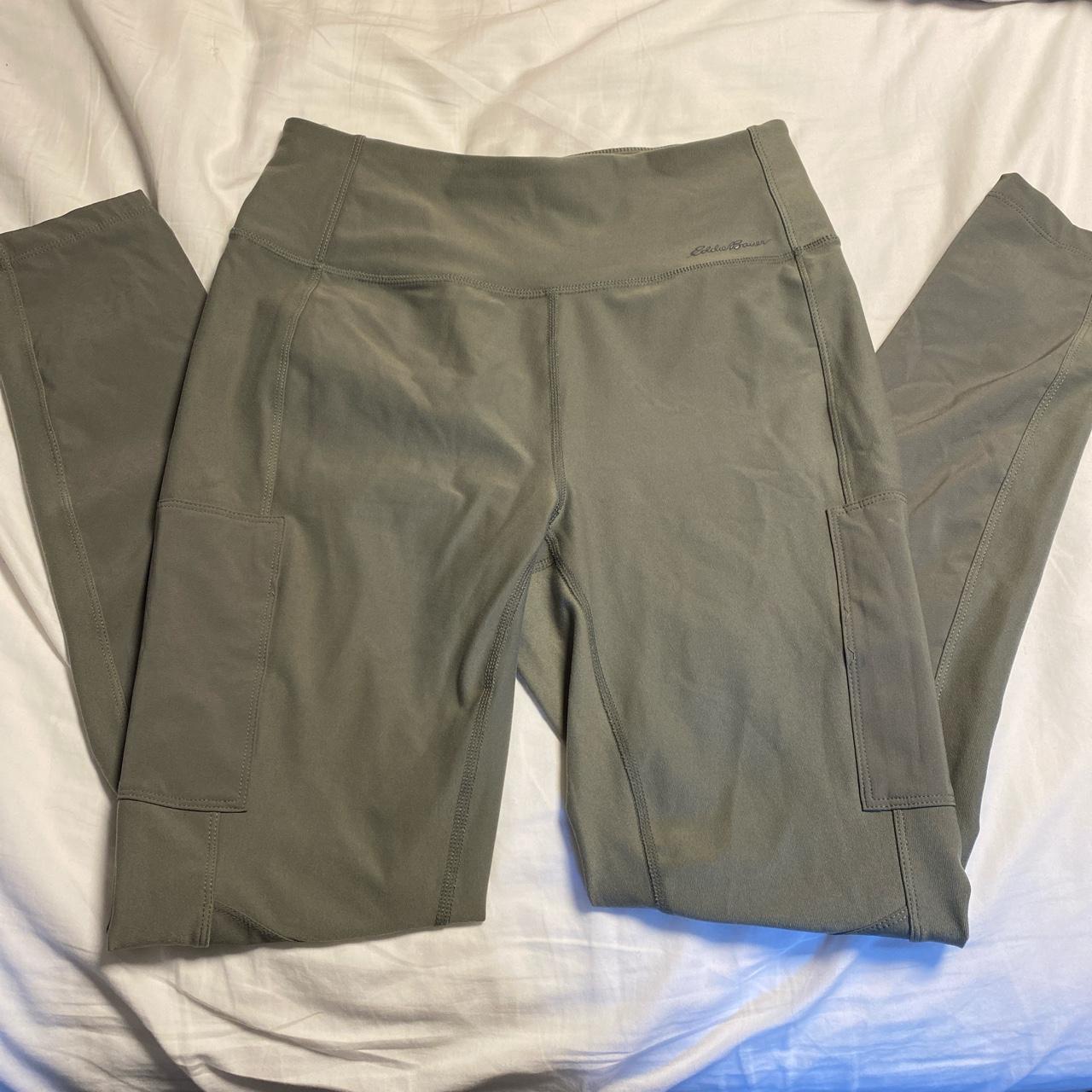 Eddie Bauer full length Hiking leggings! worn 1... Depop