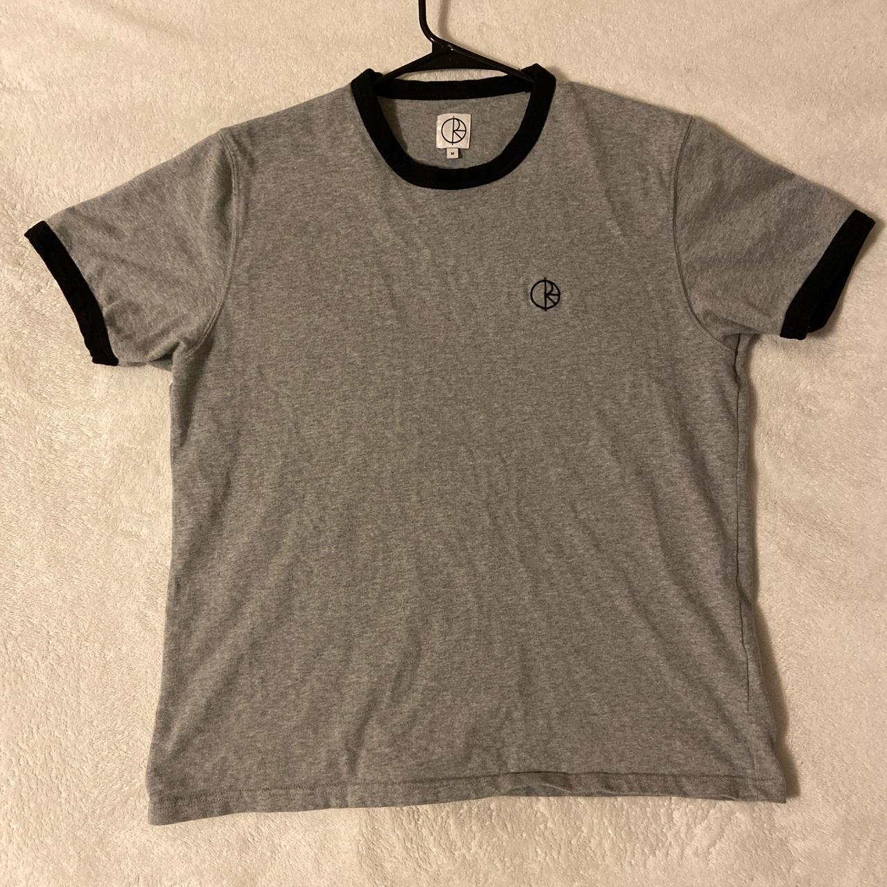Polar Skate Co Men's Grey and Black T-shirt