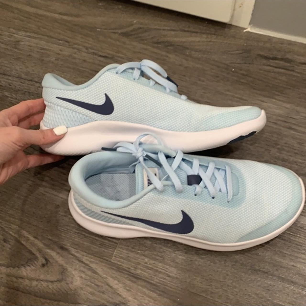 baby blue nike shoes