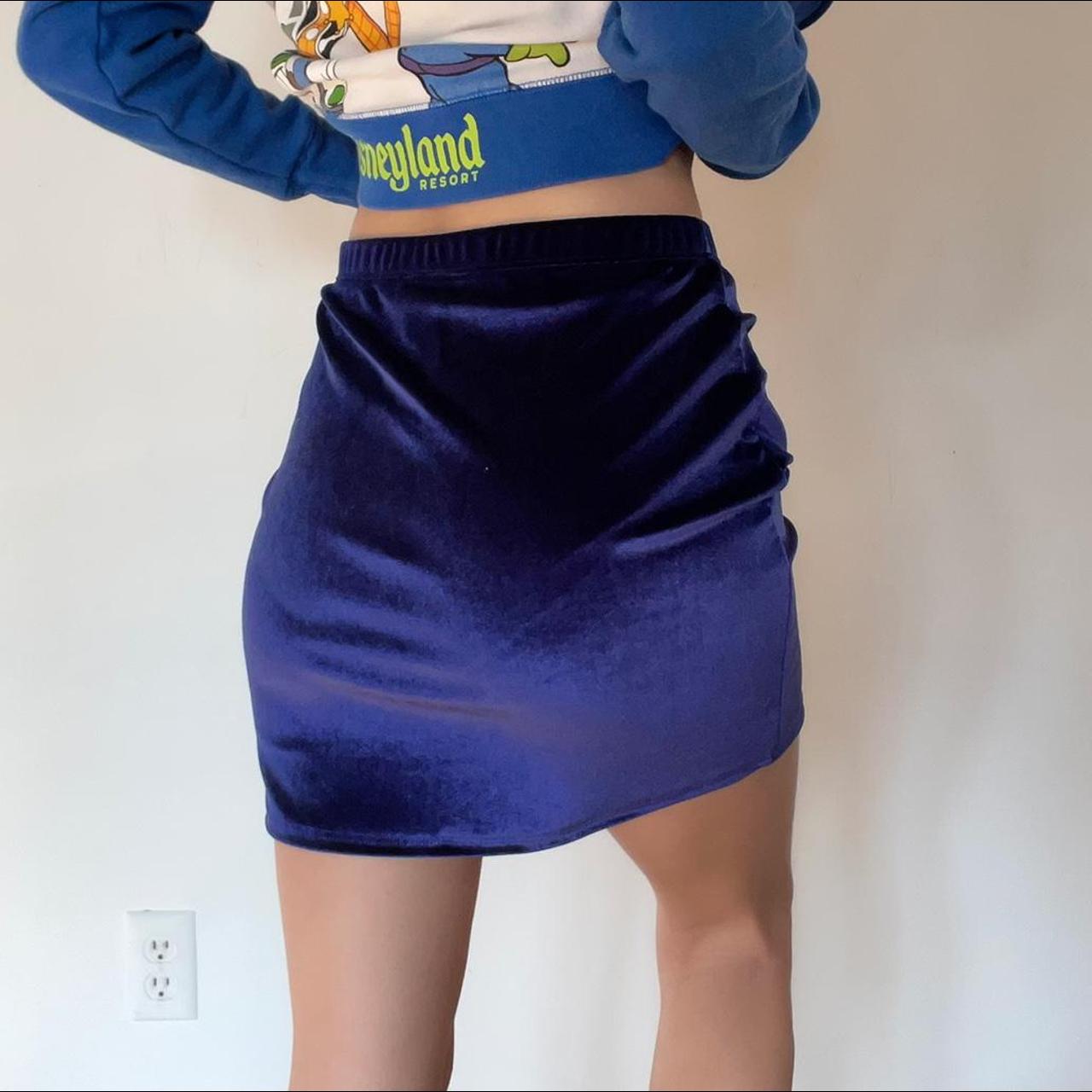 Monogram Tile Mini Skirt 1ABQD6, Blue, 36