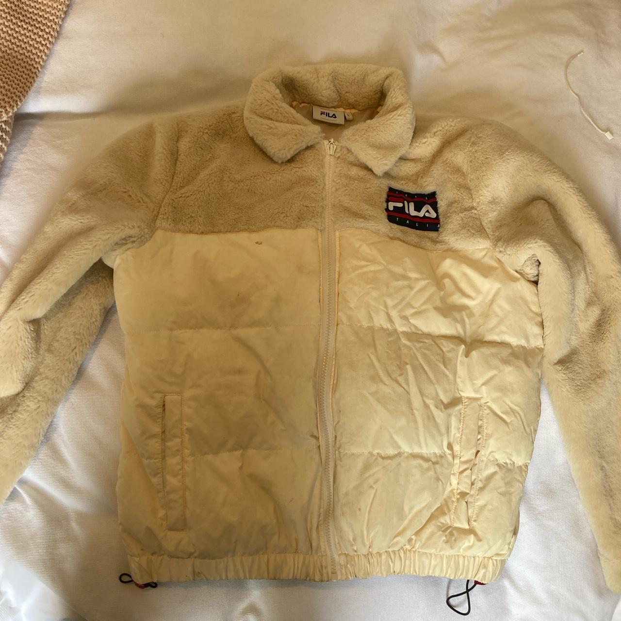 Fur on sale fila jacket