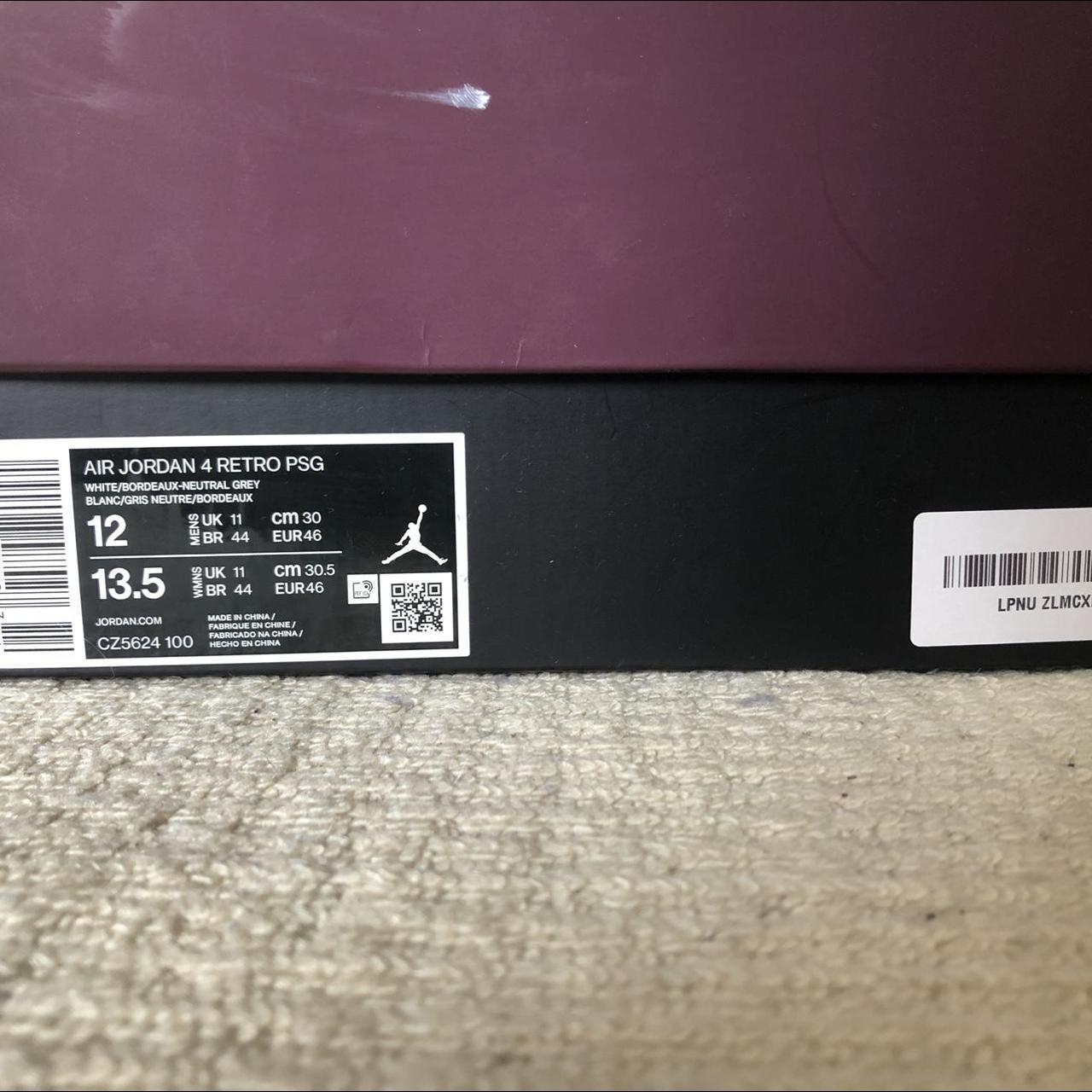 jordan 4 psg size 7